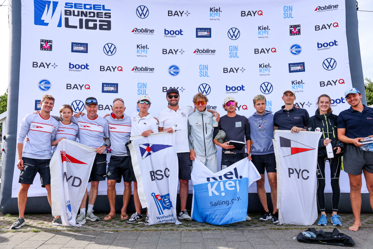 Segelbundesliga: BSC gewinnt den 3. Spieltag in Kiel und ist Tabellenführer / Foto: DSBL / Sailing Energy